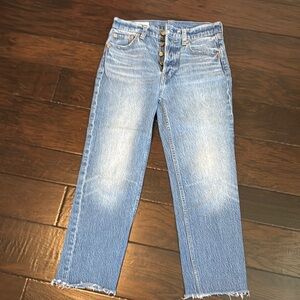 Classic Blue Women's Jeans Gap Cheeky straight high rise